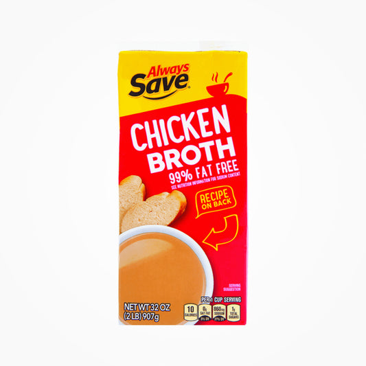 ALWAYS SAVE CHICKEN BROTH