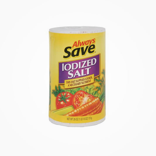 ALWAYS SAVE IODIZED SALT-737G