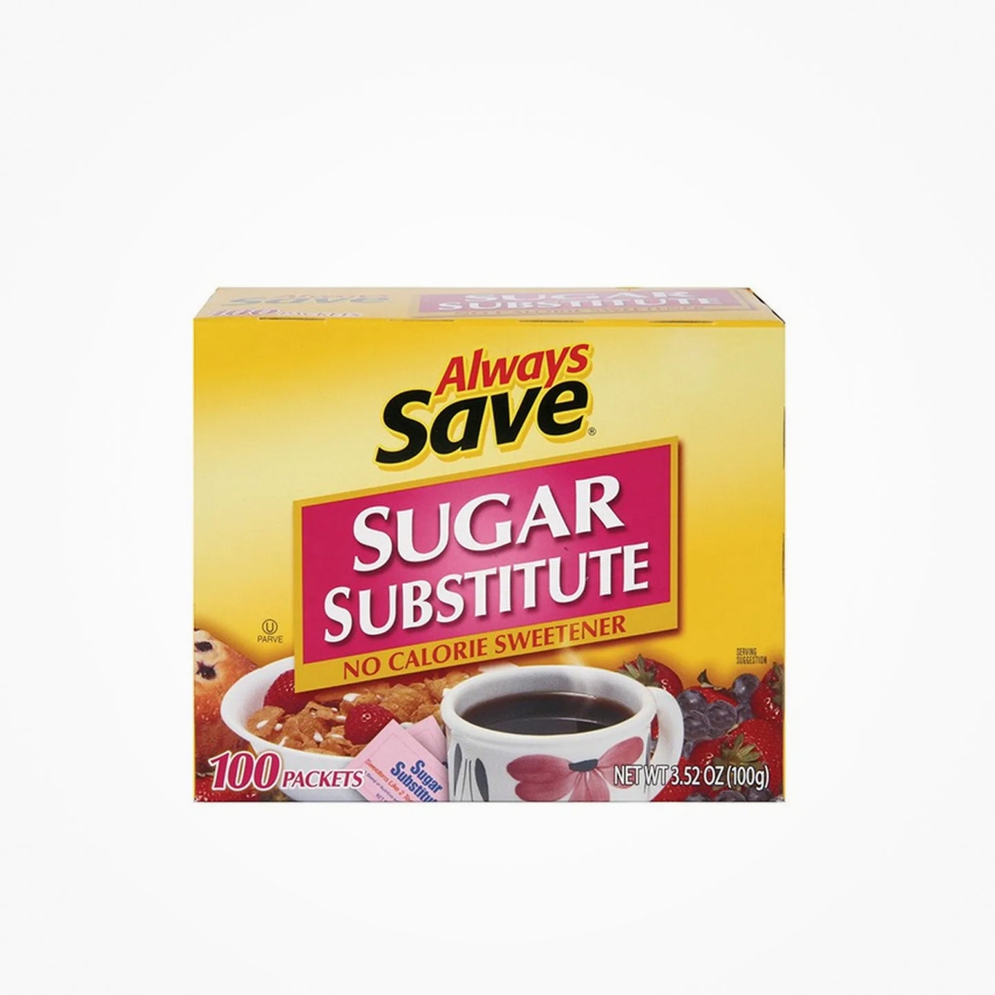 ALWAYS SAVE SUGAR SUBSTITUTE-100 PACKETS