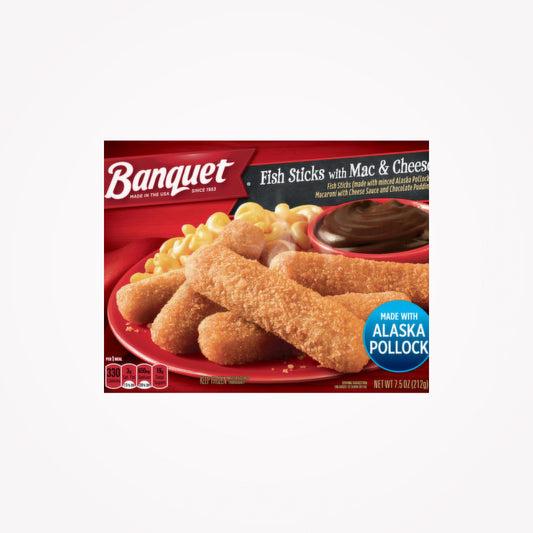 BANQUET FISH STICKS WITH MAC & CHEESE