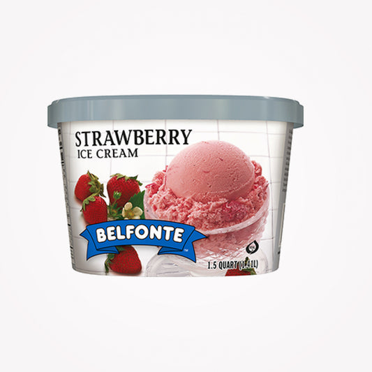 BELFONTE STRAWBERRY ICECREAM-1.5 QUART