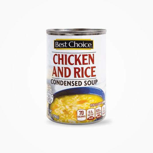 BEST CHOICE CHICKEN WITH RICE CONDENSED SOUP