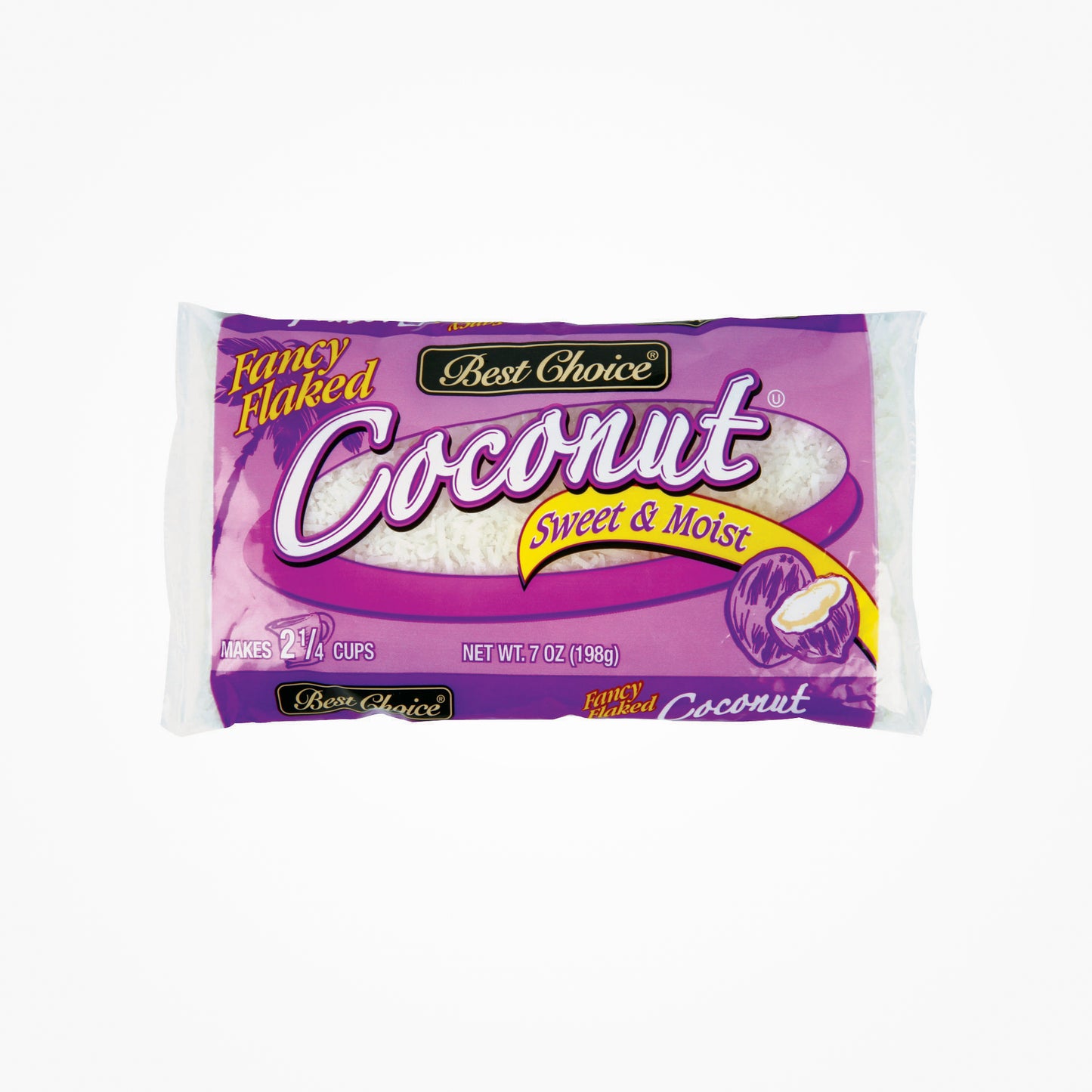 BEST CHOICE FANCY FLAKED COCONUT SWEET & MOIST - 198G