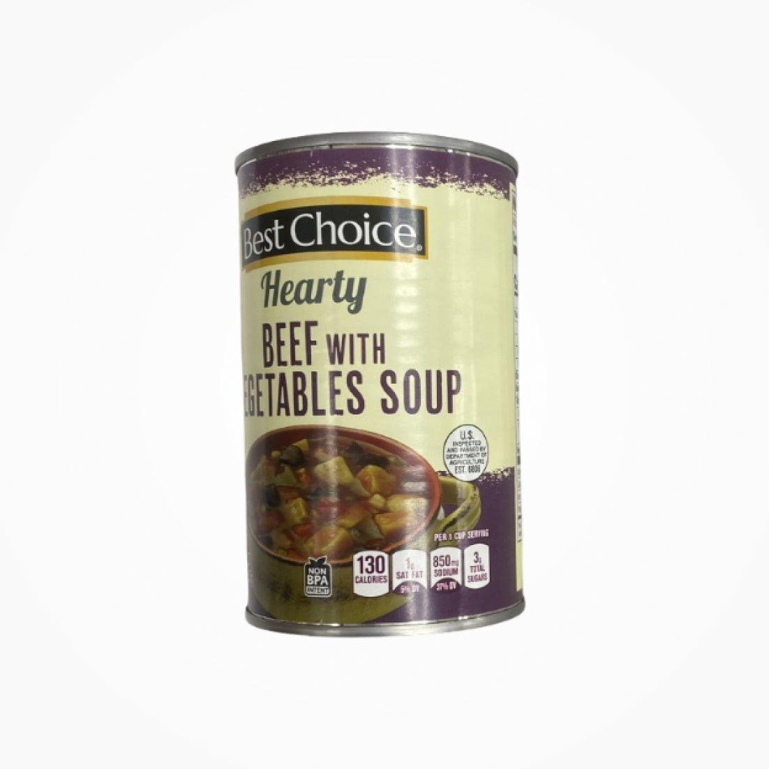 BEST CHOICE HEARTY BEEF WITH VEGETABLES SOUP -(Store pickup only)