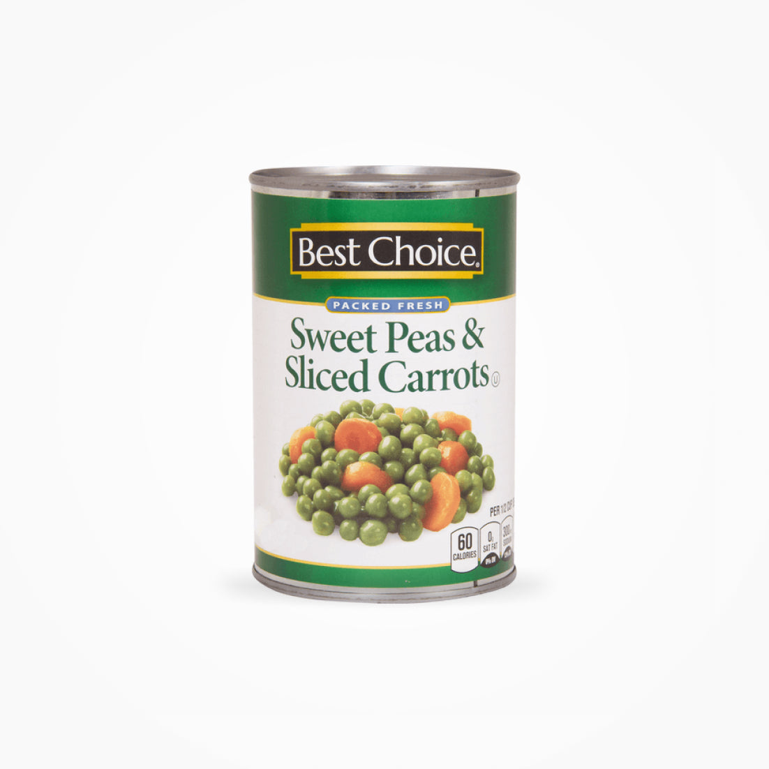 BEST CHOICE SWEET PEAS & SLICED CARROTS 425g -(Store pickup only)