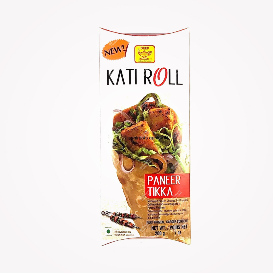 DEEP KATI ROLL PANEER TIKKA 200g-(Store pickup only)