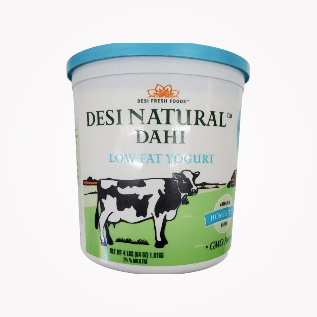 DESI NATURAL DAHI MILK YOGURT LOW FAT - 4LB