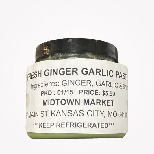 FRESH GINGER GARLIC PASTE