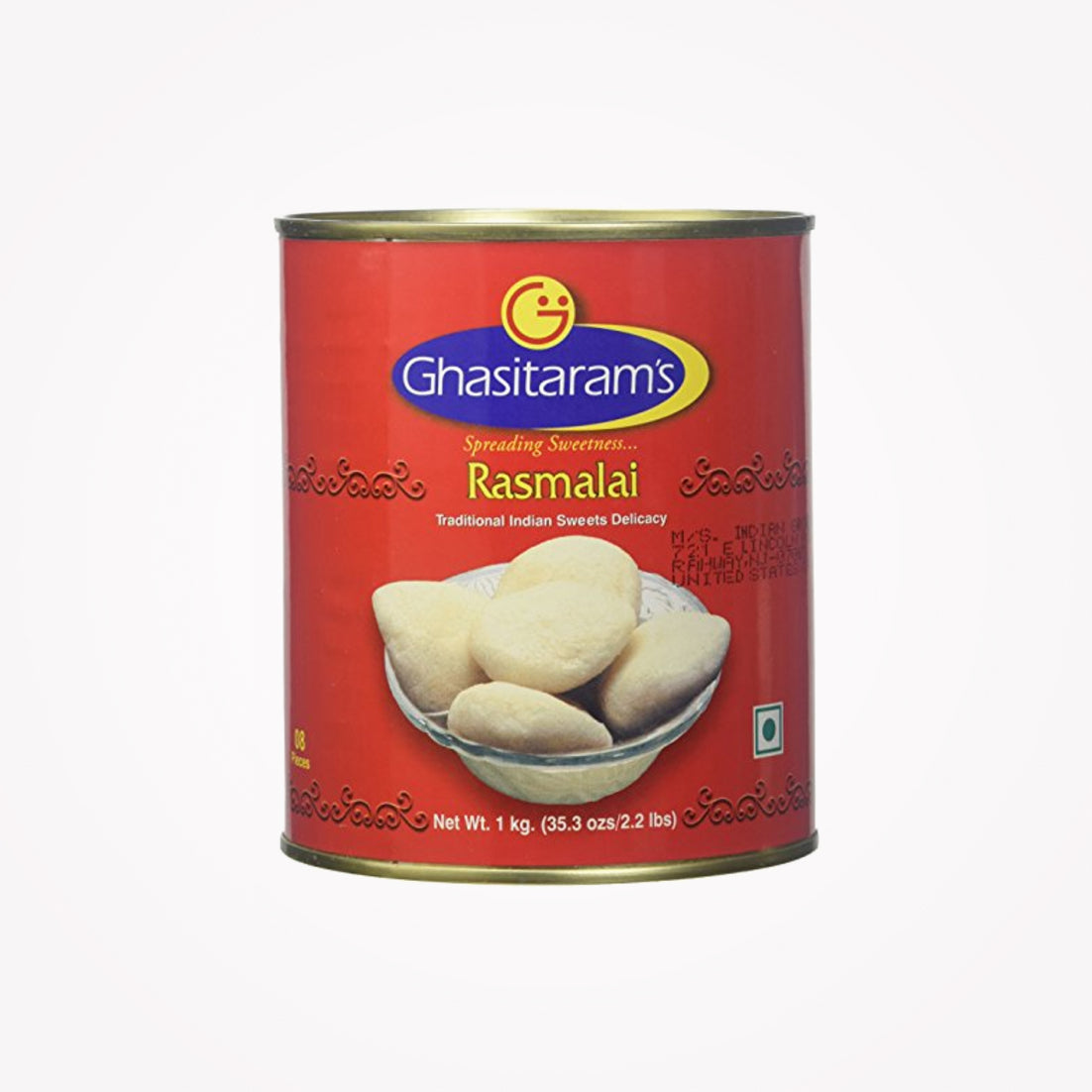 GHASITARAM'S RASMALAI PATTY - 2.2LB