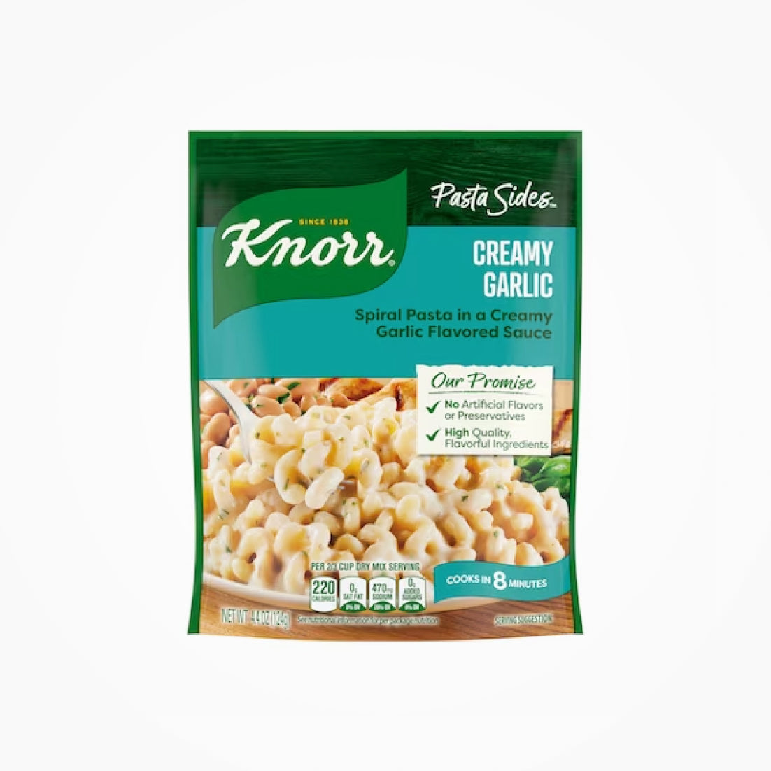 KNORR CREAMY GARLIC SHELLS – MintMasala