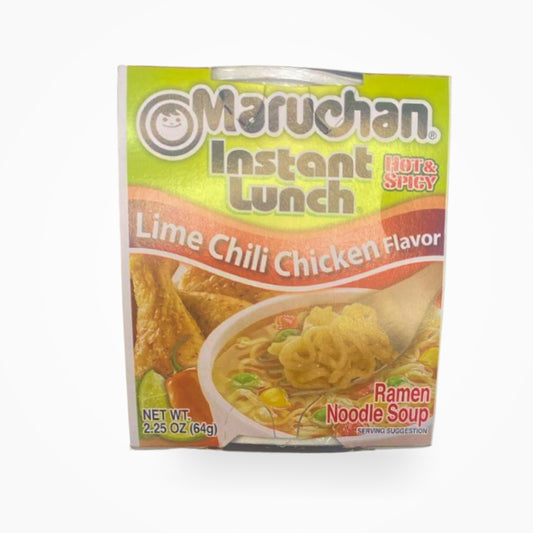 MARUCHAN INSTANT LUNCH  HOT & SPICY LIME CHILI CHICKEN FLAVOR