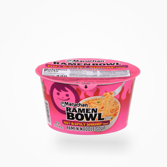 MARUCHAN RAMEN BOWL HOT & SPICY SHRIMP FLAVOR