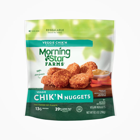 MORNING STAR FARMS CHIK N NUGGETS 298g -(Store pickup only)