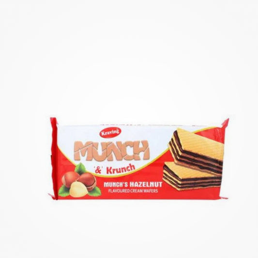 MUNCH'S HAZELNUT CREAM WAFERS - 150g