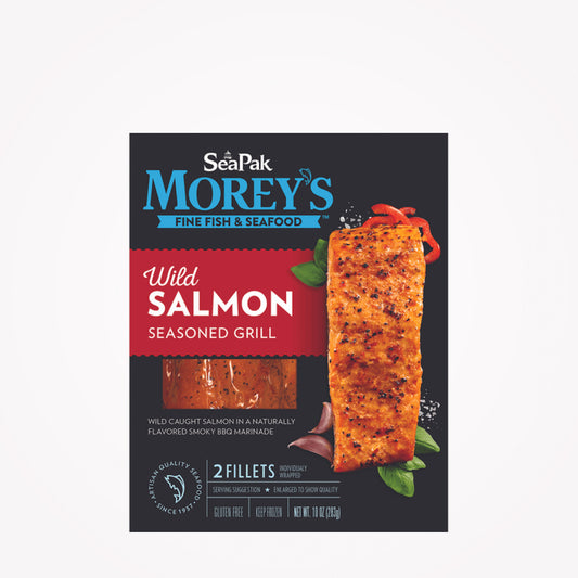 SEAPAK MOREY'S WILD SALMON SEASONED GRILL