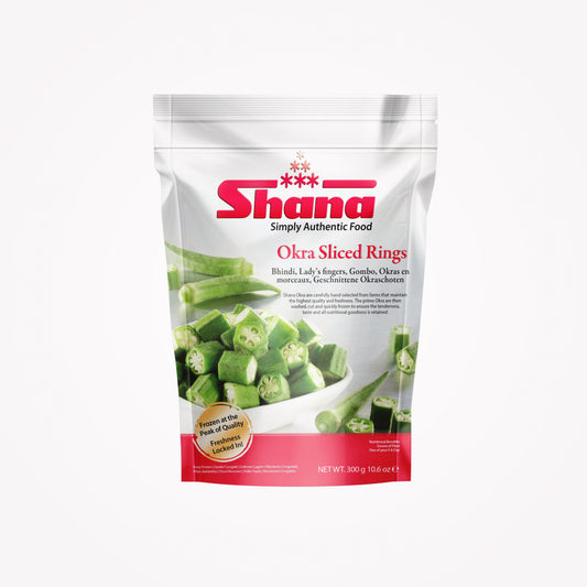 OKRA SLICED RINGS 300g  - (Store pickup only)