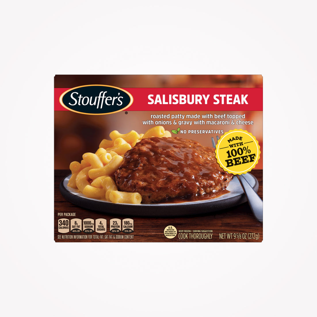 STOUFFER'S SALIBURY STEAK – MintMasala