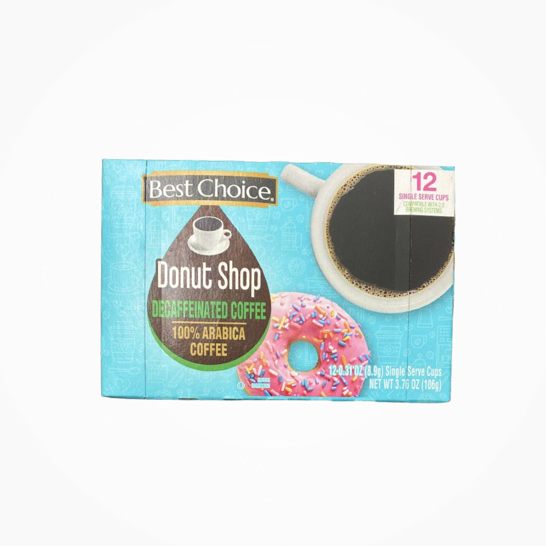 BEST CHOICE DONUT SHOP DECAFFEINATED COFFEE