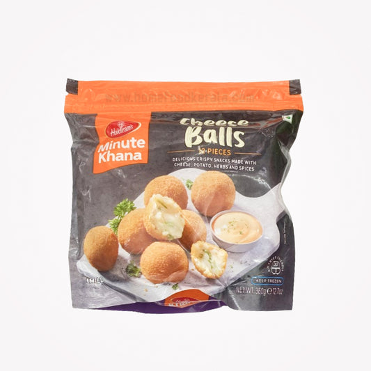 HALDIRAM'S MINUTE KHANA CHEESE BALLS 360g -(Store pickup only)